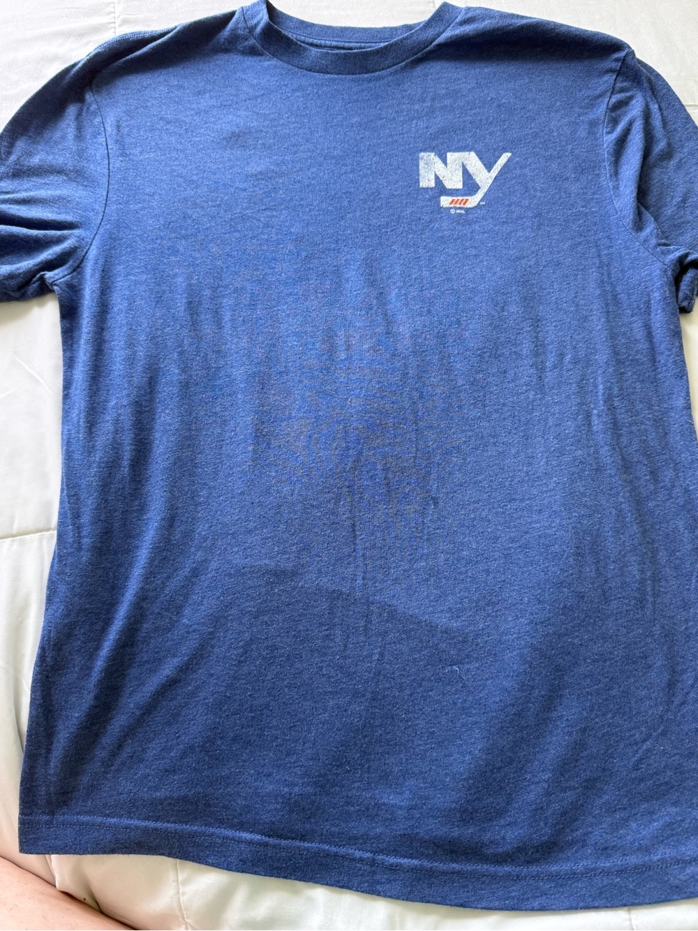 NHL NY Islanders Mens Short Sleeve Cotton Tee